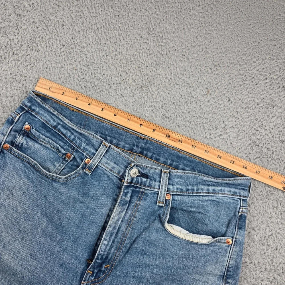 Levi's 505 Regular Fit Jeans‎ Mens 34x30 Blue Stretch Denim WaterLess